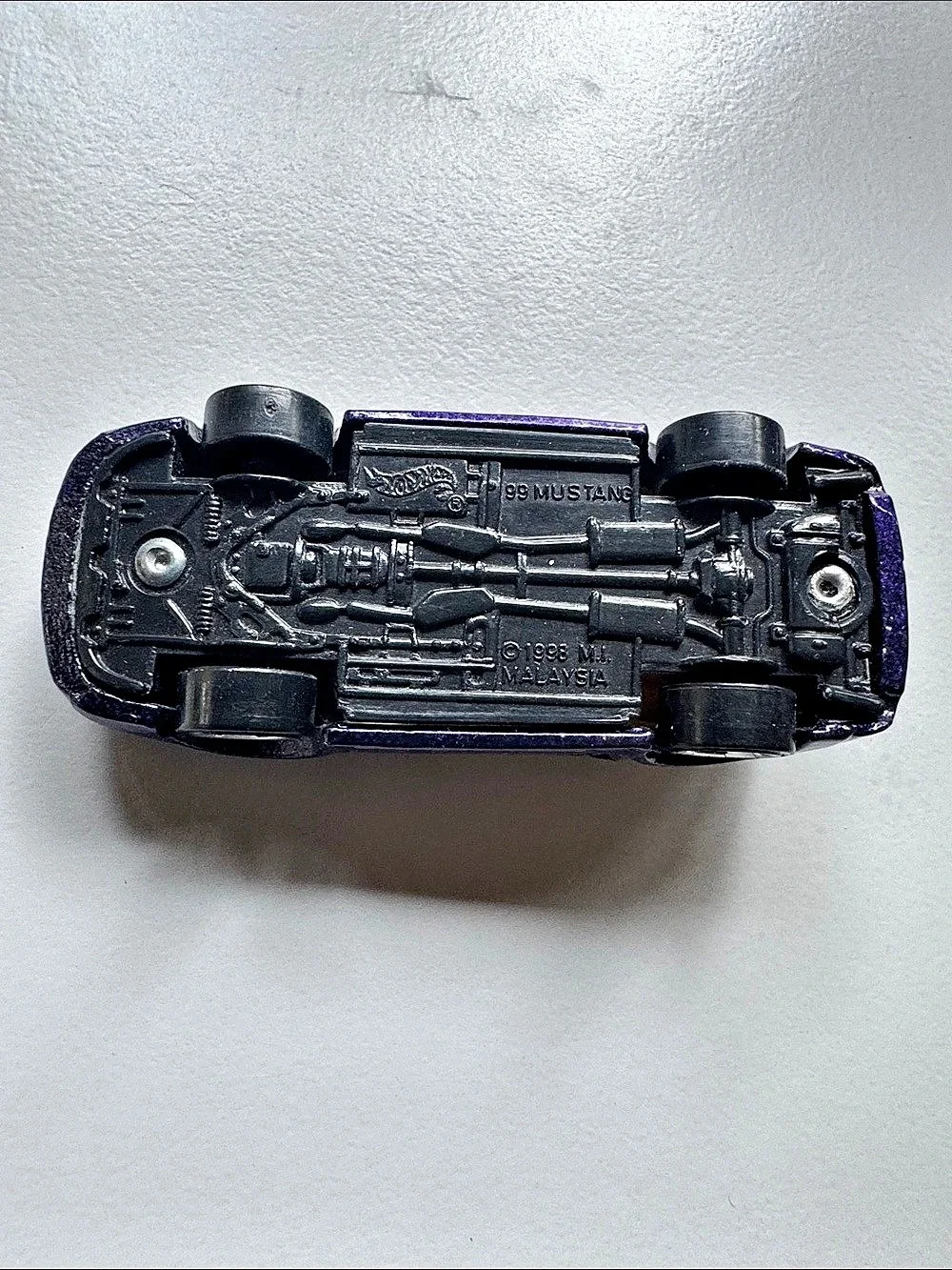 Matchbox Mustang Purple Die-Cast Car